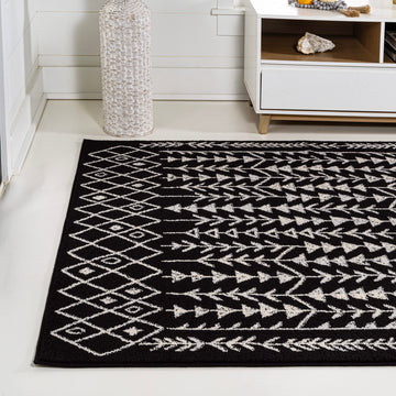 Ziri Moroccan Geometric Area Rug
